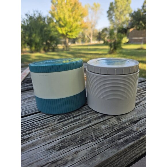 Pair Vintage Aladdin Thermo Jar Model #7000 Thermos Insulated Model #1155 - Picture 1 of 12